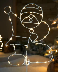 WeRChristmas Pre-Lit Santa Pathway Stake Light, 60 Cm