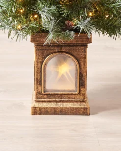 WeRChristmas Pre-Lit Scandinavian Blue Spruce Christmas Tree, 4 Ft