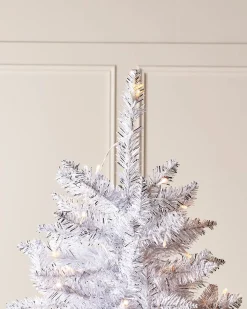 WeRChristmas Pre-Lit Shimmering Christmas Tree, 7 Ft