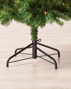 WeRChristmas Pre-Lit Slim Christmas Tree, 6 Ft