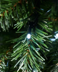 WeRChristmas Pre-Lit Slim Frosted Christmas Tree, 6 Ft