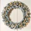 WeRChristmas Pre-Lit Snow Flocked Majestic Wreath, 1 M