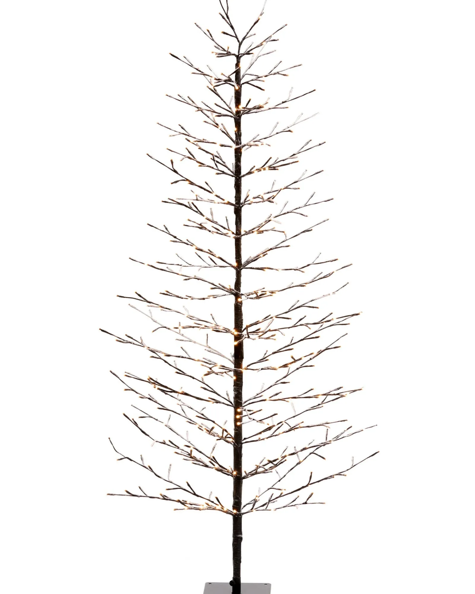 WeRChristmas Pre-Lit Snow Flocked Twig Tree, 5 Ft