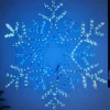 WeRChristmas Pre-Lit Snowflake Rope Light Silhouette, 90 Cm