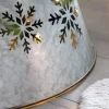 WeRChristmas Pre-Lit Snowflake Tree Collar, 55 Cm