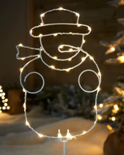 WeRChristmas Pre-Lit Snowman Pathway Stake Light, 60 Cm