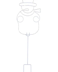 WeRChristmas Pre-Lit Snowman Pathway Stake Light, 60 Cm