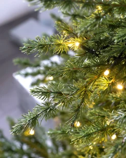 WeRChristmas Pre-Lit Traditional Fir Multi-Function Christmas Tree, 6 Ft