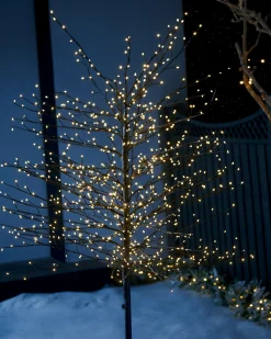 WeRChristmas Pre-Lit Twig Tree, 6 Ft