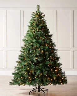 WeRChristmas Pre-Lit Victorian Pine Christmas Tree, 6 Ft