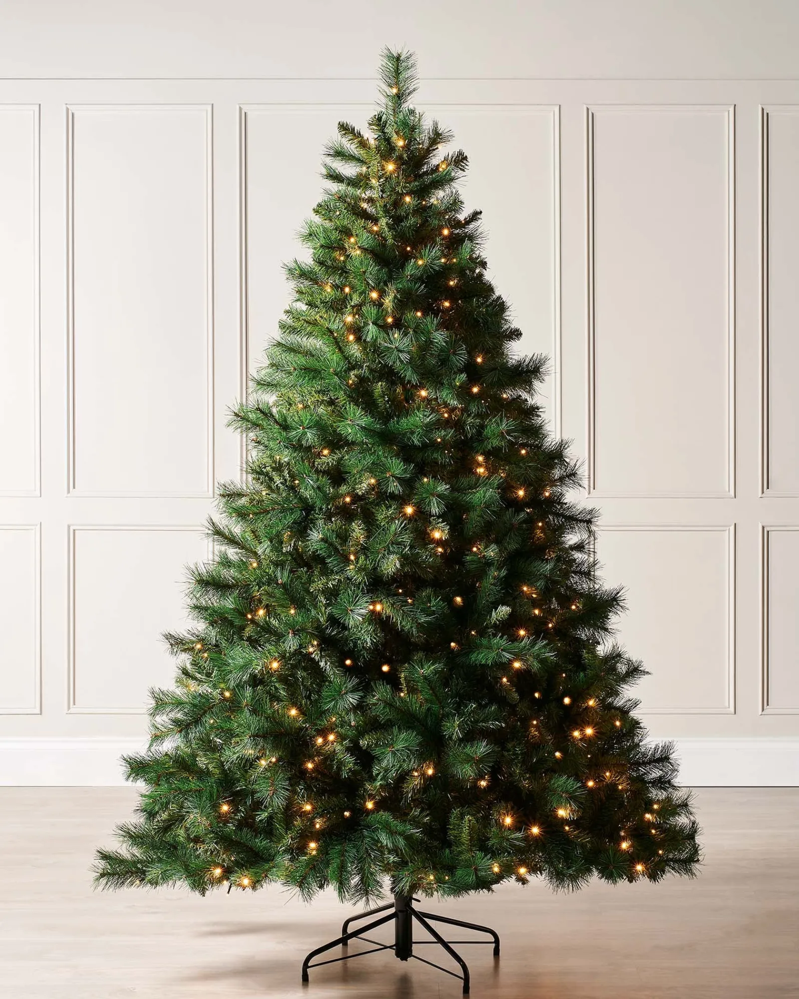 WeRChristmas Pre-Lit Victorian Pine Christmas Tree, 7 Ft