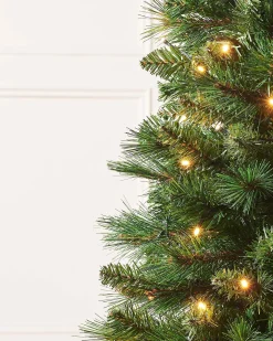 WeRChristmas Pre-Lit Victorian Pine Christmas Tree, 4 Ft