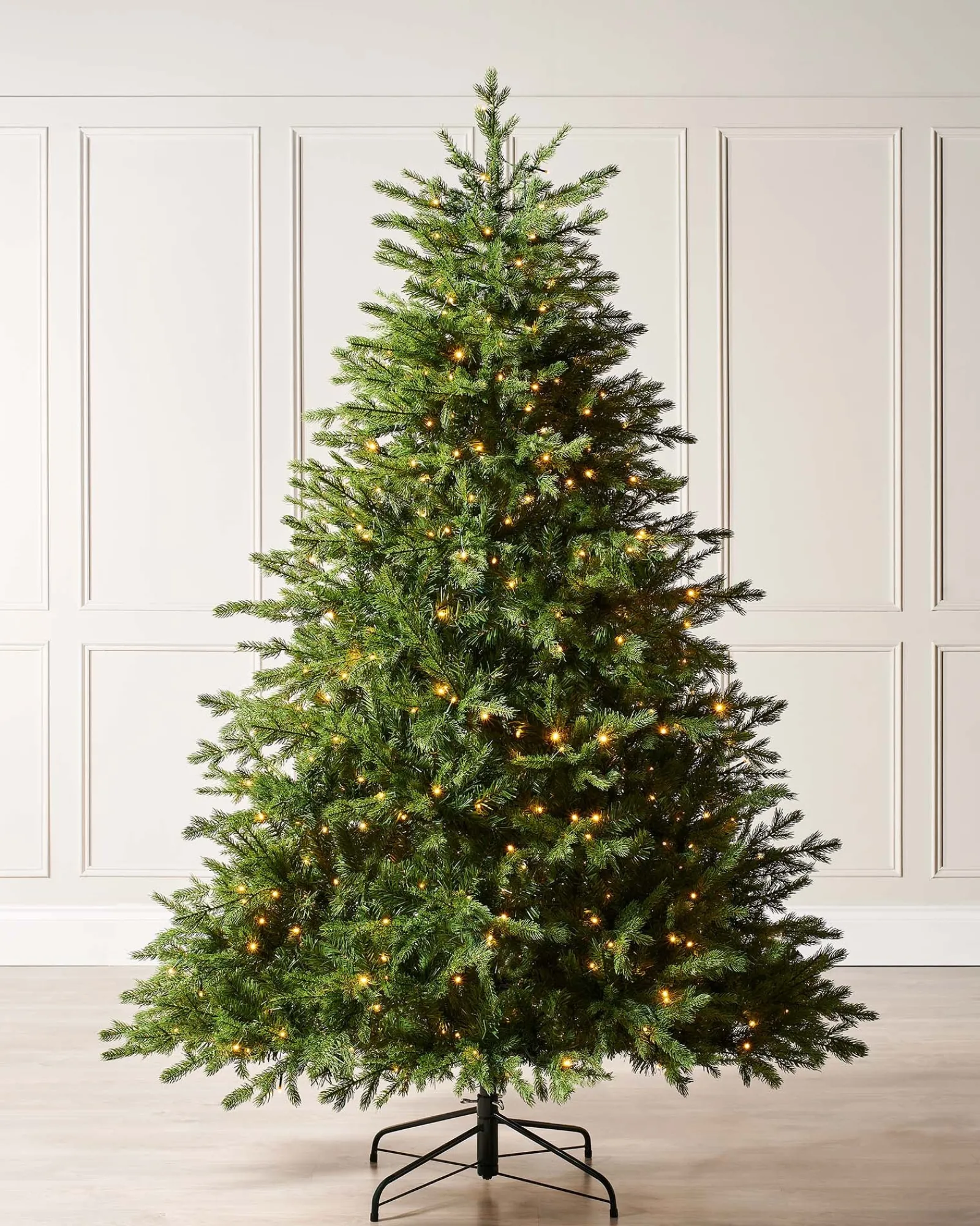 WeRChristmas Pre-Lit Windsor Fir Christmas Tree, Dual Warm White, 7 Ft