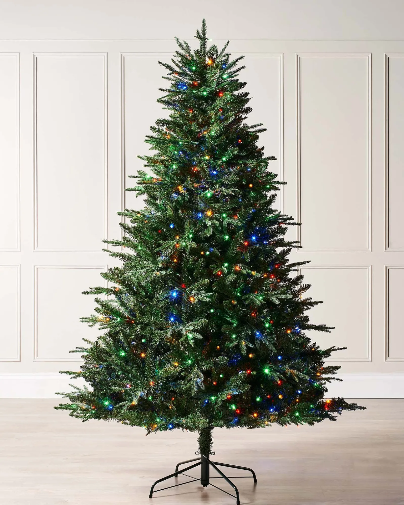WeRChristmas Pre-Lit Windsor Fir Christmas Tree, Dual Warm White, 7 Ft