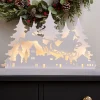 WeRChristmas Pre-Lit Wooden Village Scene, 44 Cm