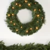 WeRChristmas Pre-Lit Wreath, 60 Cm