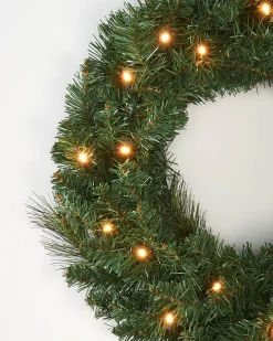 WeRChristmas Pre-Lit Wreath, 60 Cm