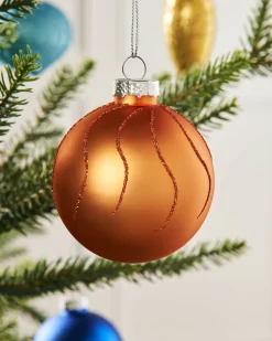 WeRChristmas Rainbow Glass Baubles, 20 Pack