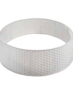 WeRChristmas Rattan Effect Tree Collar, White, 65 Cm
