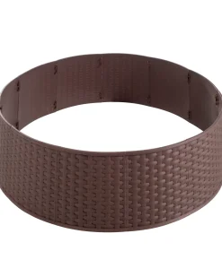 WeRChristmas Rattan Effect Tree Collar, Brown, 65 Cm