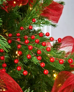WeRChristmas Red Berry Christmas Tree Spray, 45 Cm
