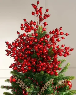 WeRChristmas Red Berry Tree Topper, 90 Cm