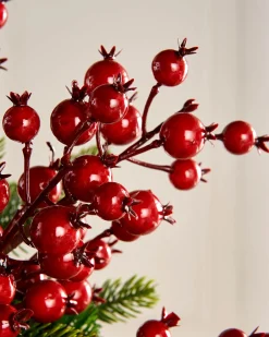 WeRChristmas Red Berry Tree Topper, 90 Cm