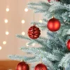WeRChristmas Red Shatterproof Baubles, 50 Pack, 6 Cm