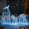 WeRChristmas Reindeer Family Silhouette, 77 Cm