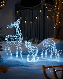 WeRChristmas Reindeer Family Silhouette, 77 Cm