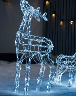 WeRChristmas Reindeer Family Silhouette, 77 Cm