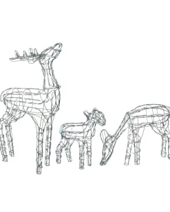 WeRChristmas Reindeer Family Silhouette, 77 Cm