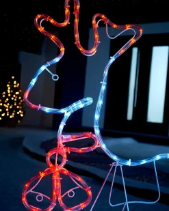 WeRChristmas Reindeer Rope Light Silhouette, 92 Cm