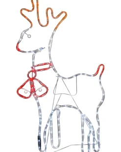 WeRChristmas Reindeer Rope Light Silhouette, 92 Cm