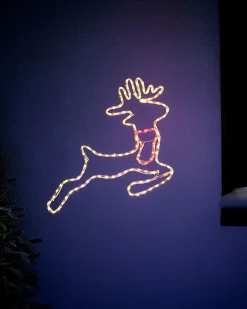 WeRChristmas Reindeer Rope Light Silhouette, 48 Cm