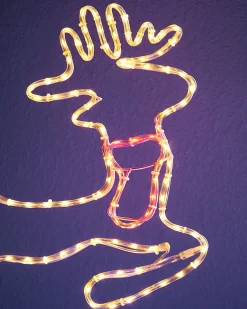 WeRChristmas Reindeer Rope Light Silhouette, 48 Cm