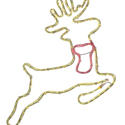 WeRChristmas Reindeer Rope Light Silhouette, 48 Cm