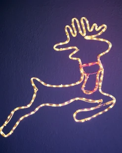 WeRChristmas Reindeer Rope Light Silhouette, 48 Cm
