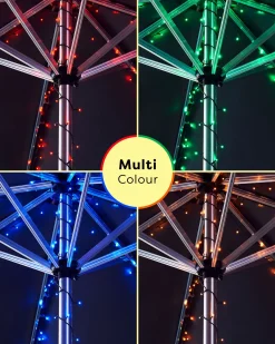 WeRChristmas Remote Controlled 200 Colour Changing LED Light String