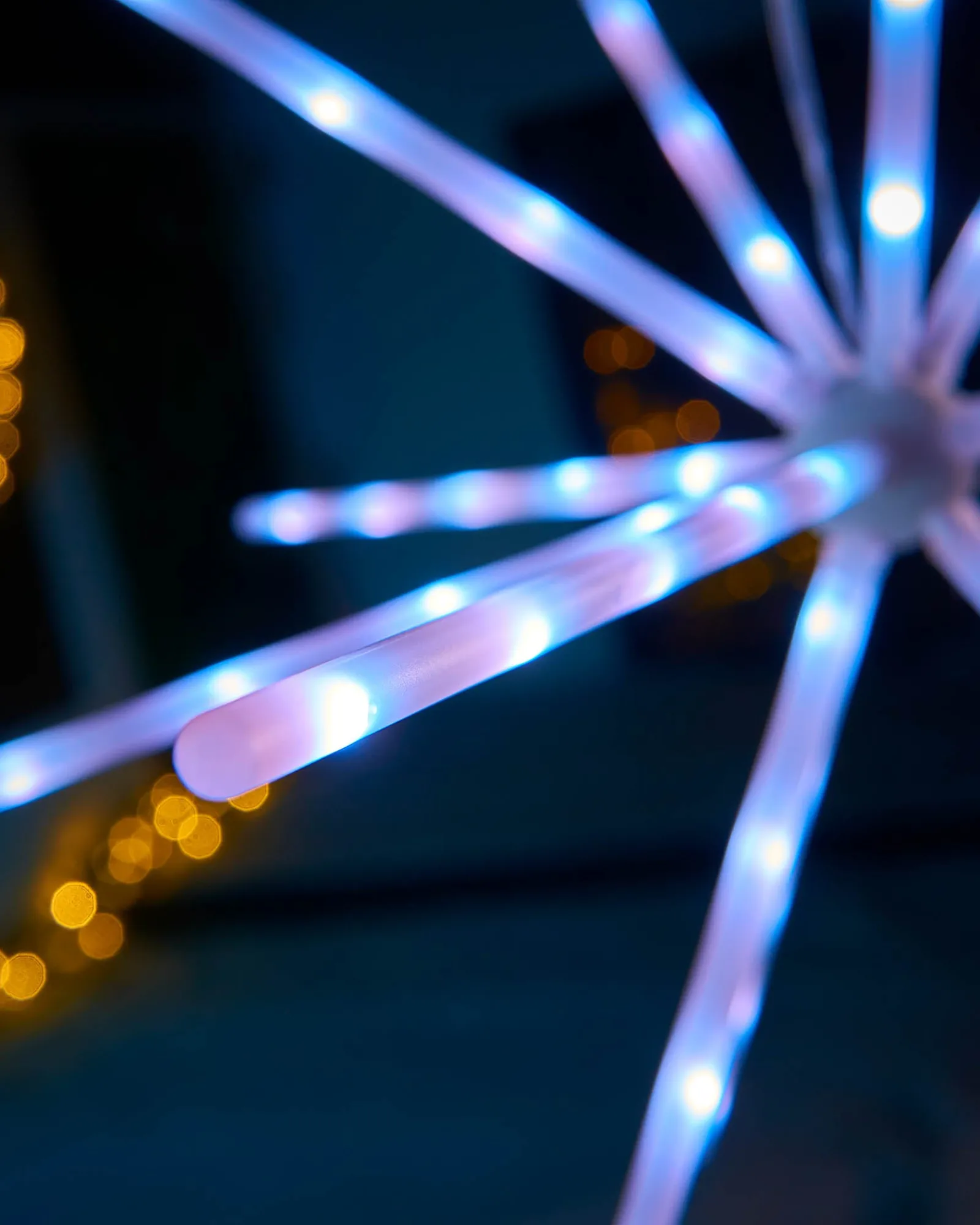 WeRChristmas RGB LED Hanging Starburst Decoration, 56 Cm
