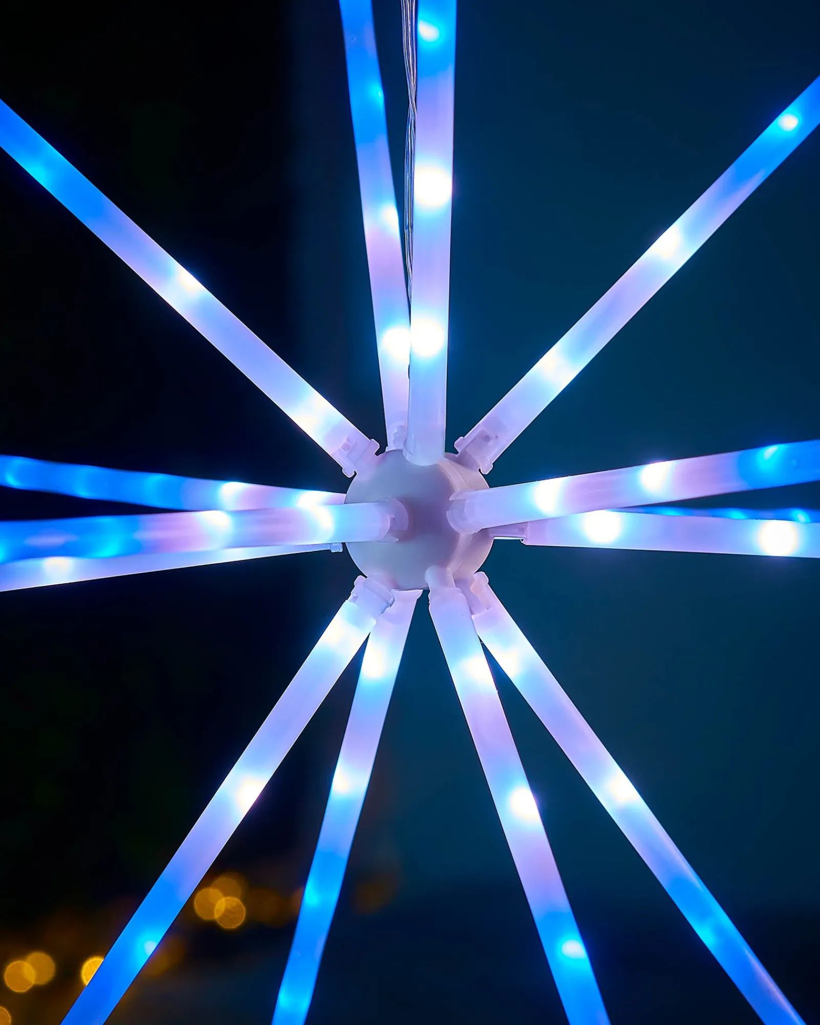 WeRChristmas RGB LED Hanging Starburst Decoration, 56 Cm