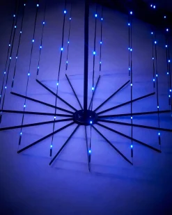 WeRChristmas RGB LED Pop-Up Christmas Tree With Star, 2.5 M