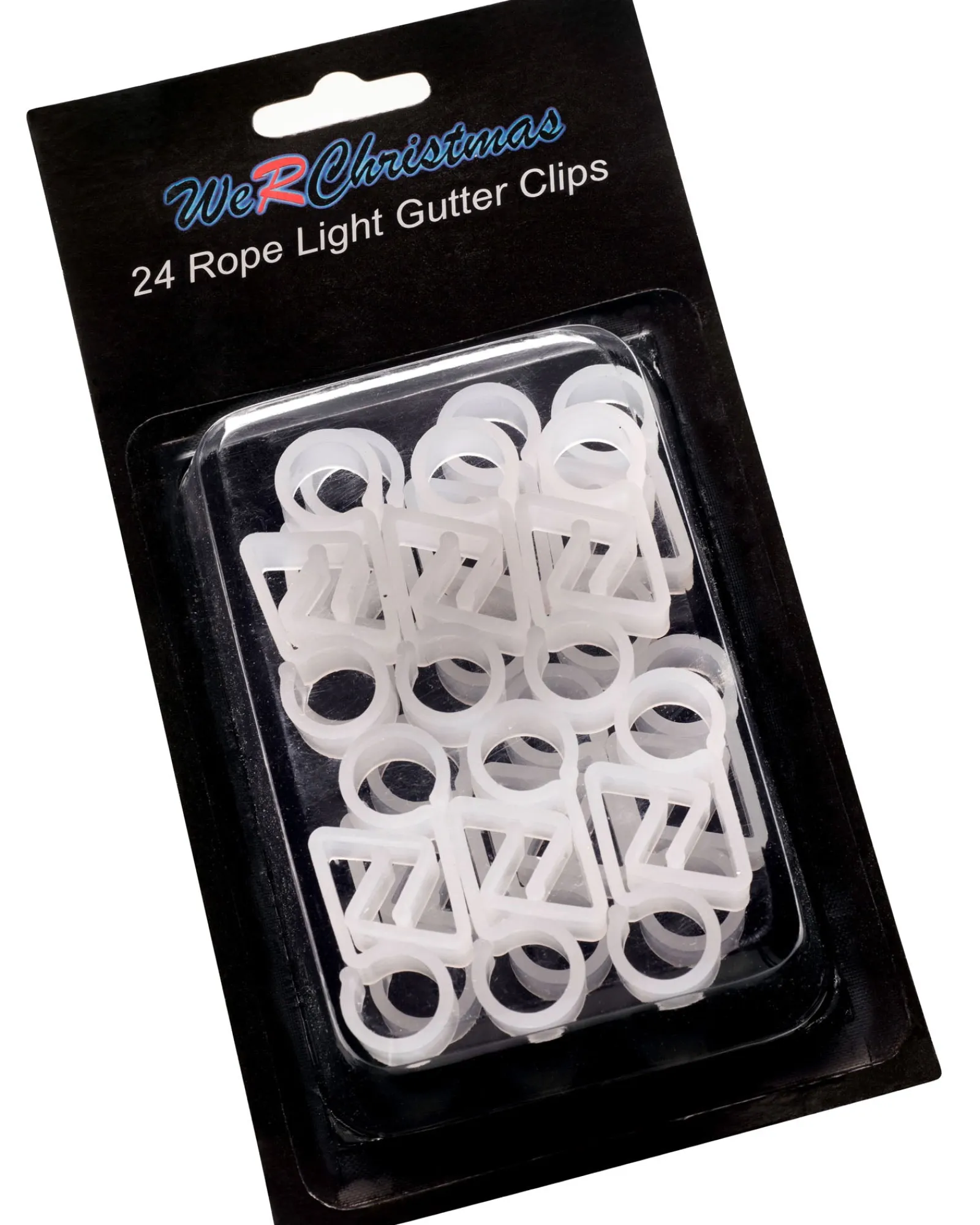 WeRChristmas Rope Light Gutter Hooks, Pack Of 24