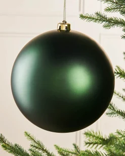 WeRChristmas Sage Green Large Matt Shatterproof Bauble, 20 Cm