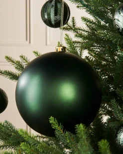 WeRChristmas Sage Green Large Matt Shatterproof Bauble, 20 Cm