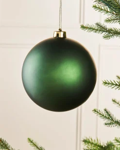 WeRChristmas Sage Green Large Matt Shatterproof Bauble, 15 Cm