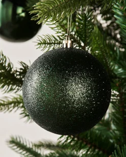 WeRChristmas Sage Green Shatterproof Baubles, 9 Pack, 10 Cm