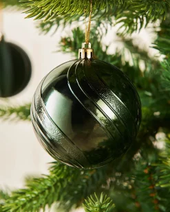 WeRChristmas Sage Green Shatterproof Baubles, 16 Pack, 8 Cm