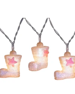 WeRChristmas Santa Boot LED Light String, 1.8 M