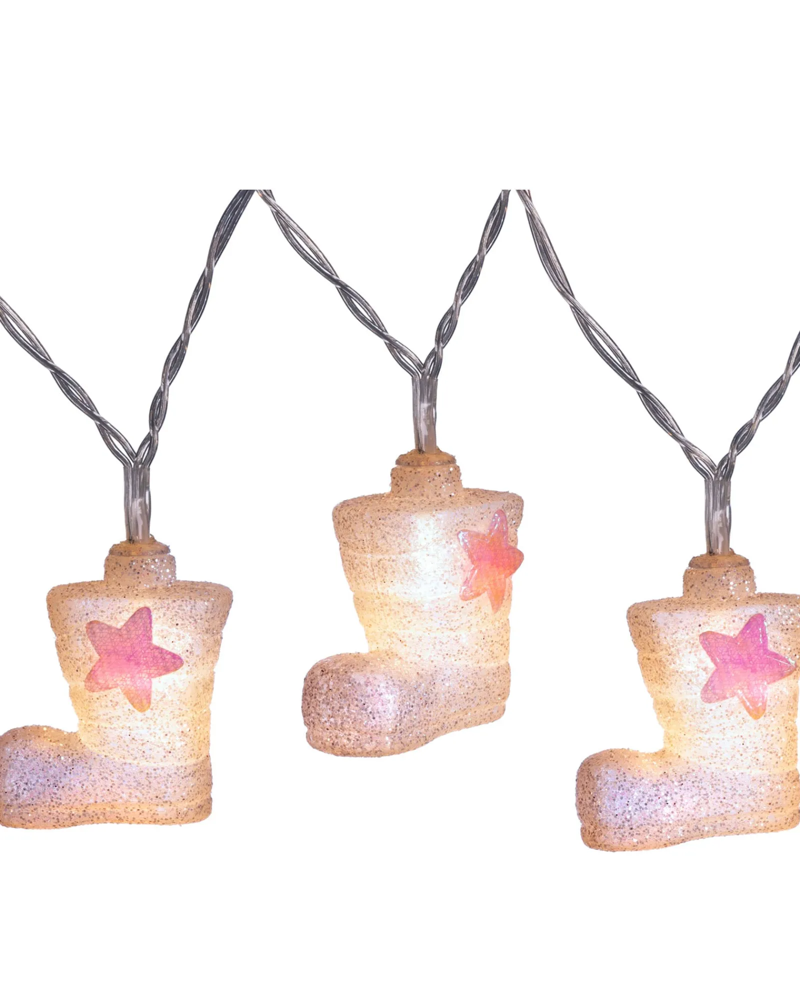WeRChristmas Santa Boot LED Light String, 1.8 M